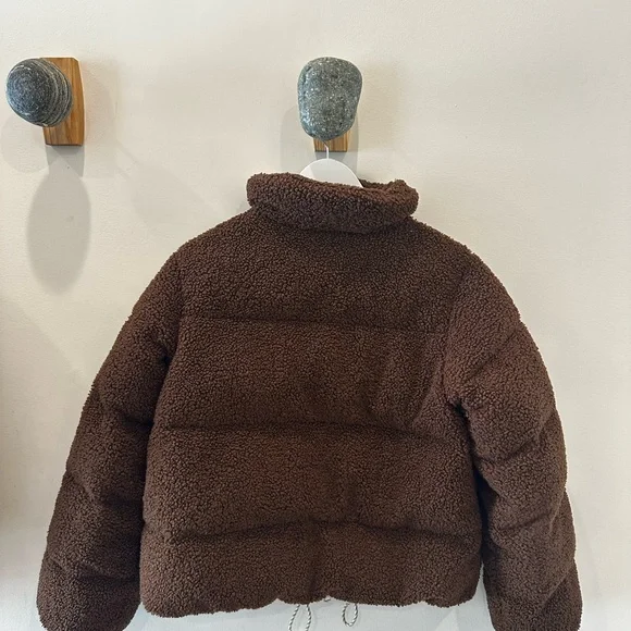 Varley Wilkins Brown Sherpa Jacket - Picture 5 of 5